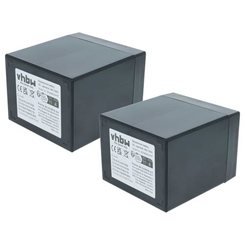 Vhbw 2x Batterie De Bord Compatible Avec Voitures Jouets Caravane, Bateau, Camping-Car (6ah, 12v, Agm), 10,8 X 9,1 X 7,2 Cm