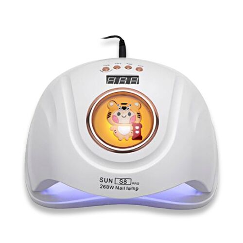 Lampe Uv Ongles Manucure 268 Watts Sun S8 Pro Strong Dual Led Blanche Multicolore