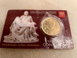 Coincard Du Vatican De 50 Ct€ Année 2013