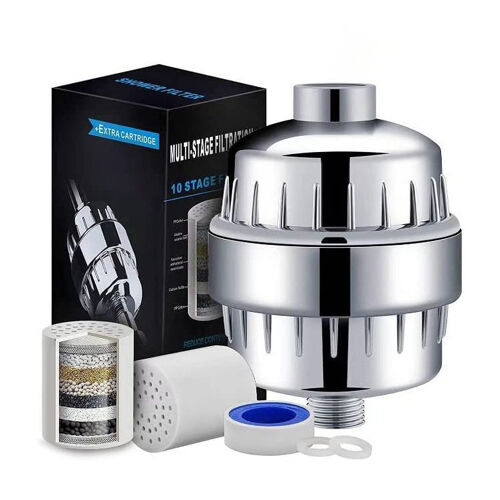 Filtre de douche pour eau dure - Système de filtration en 10-25 étapes