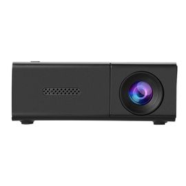 Mini Projecteur 3D YG300S - Divertissement Portable et Abordable Le noir