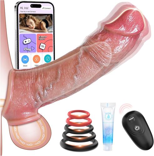 Gaines Pour Pénis Gode Sex Toys Homme - Vibromasseurs Sextoy Femme Anneau Penien Vibrant Gaine Godemichets Toy¿S Couple Plaisir Avec 10 Modes De Vibration, Sextoyse Réaliste Masculins Gay Anal Anneaux