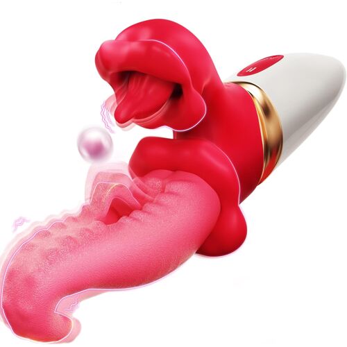 Jgd-Gode Vibro-Masseur Sex Toys, 7 Vibrations Léchage & Battements Sextoyse Femme Clitoridienne Vibromasseur, Sextoy Femme Vibro Clitoridiennes, Sex Toýs Femme Vibromasseurs, Sextoys Femme Dildo