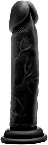 Jgd-Shots Realrock - 8" Realistic Cock - Black