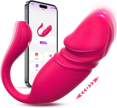Loranka-Vibromasseur Pour Femme - Jouet Érotique Avec Application - Sex Toýs Female Pour Adulte - 9 Vibrations - Vibromasseur Clitoridien - Jouet Sexuel - Gode Anal - Jouet Sexuel Pour Couples