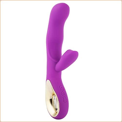 Jgd-Vibromasseur Lapin, Stimulateur De Clitoris Et Point G, Rechargeable, Méga-Puissance