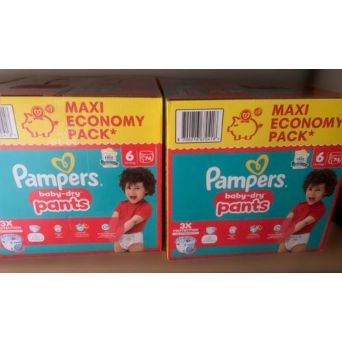 Carton De 74 Couches Pampers Pants