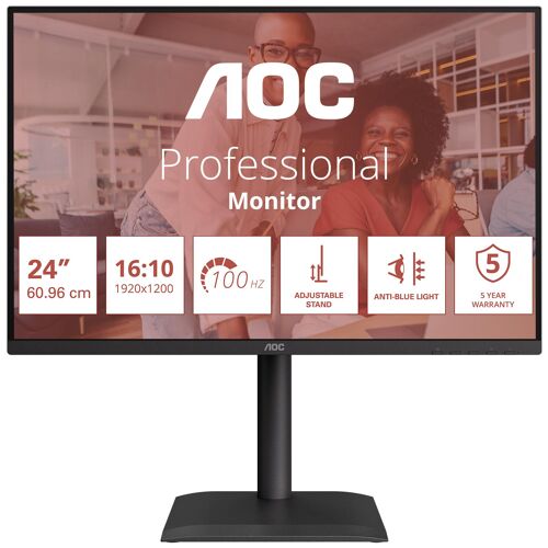 Ecran PC AOC E4 X24E4U 24" 1920 x 1200 Full HD LED Noir