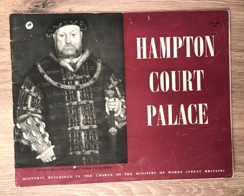 Hampton Court Palace London England Ephemera Henry Viii Guide Touristique 1950