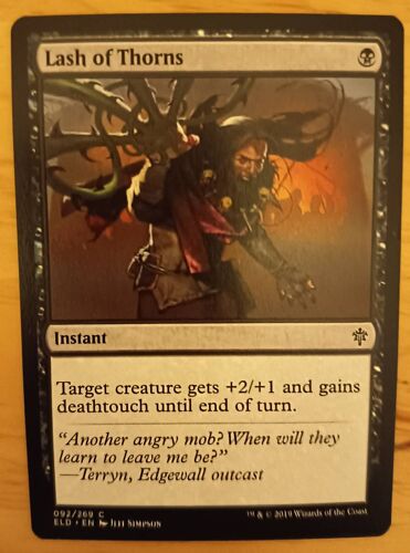 Lash Of Thorns // Fouet D'Épines (Le Trône D'Eldraine)