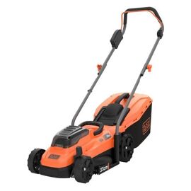 Black & Decker BCMW33184L2 Tondeuse à gazon poussée Batterie Noir et Orange