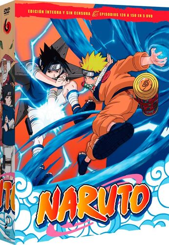Naruto Box 6 Épisodes 126 À 150 / Naruto Box 6 Episodios 126 A 150 (Dvd)