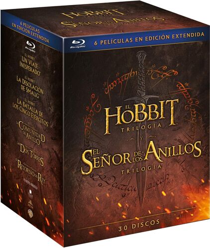 Le Seigneur Des Anneaux + Le Hobbit Coffret / The Lord Of Ring + The Hobbit Pack (Blu Ray)