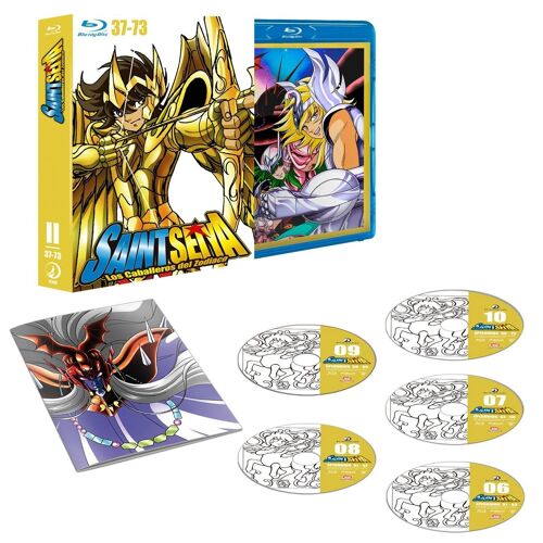 Saint Seiya: Legendo Of Sanctuary Saga Del Santuario Partie 2, Épisodes 37 À 73) (2014) / Saint Seiya (Cosmos Edition, Box 2 ) (Blu Ray)