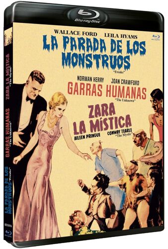 Freaks ( 1932) + The Unknown (1927) + The Mystic (1925) / La Parada De Los Monstruos + Garras Humanas + Zara La Mística (Blu Ray)