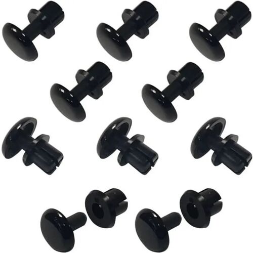10x rivet clip plastique Ø4,1 x 4,5-5,5mm fixation agrafe à expansion pare-choc garniture voiture