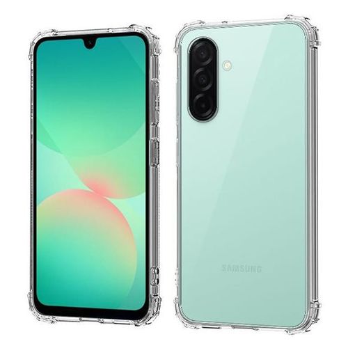 Akashi - Coque de protection pour téléphone portable - anti-choc, avec des coins renforcés - polyuréthanne thermoplastique (TPU) - transparent - pour Samsung Galaxy A36