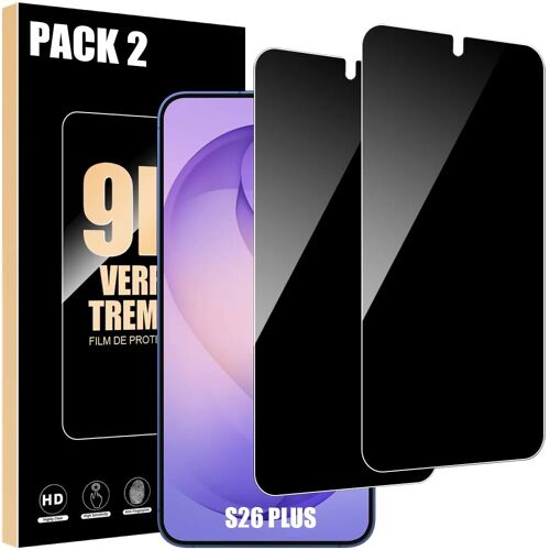 2x Verre Trempé pour Samsung Galaxy S26 Plus, Vitre Protection Anti-Espion - E.F.Connection