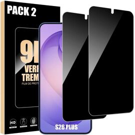 2x Verre Trempé pour Samsung Galaxy S26 Plus, Vitre Protection Anti-Espion - E.F.Connection