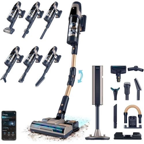 Aspirateur-balai sans fil avec vidange automatique