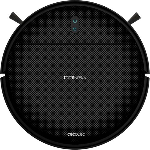 Robot aspirateur laveur noir