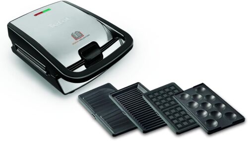 Appareil multifonction 4-en-1 Inox/Noir 700 W