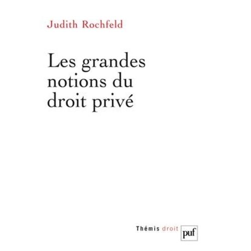 Les Grandes Notions Du Droit Privé