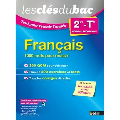 Français 2de-Tle - 1000 Mots Pour Réussir