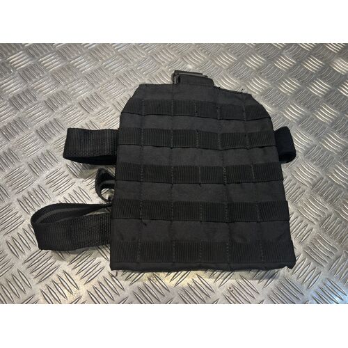 Plaque Panneau De Jambe Cuisse Molle Noir Mil-Tec