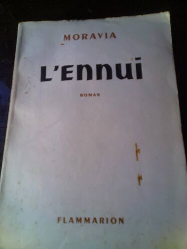 Alberto Moravia . L'Ennui. Flammarion . 1961