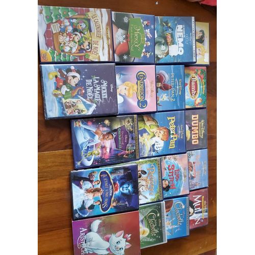 Lot De 19 Dvd Dessins Animés Disney Dont Aristochats Princesses, Noël...