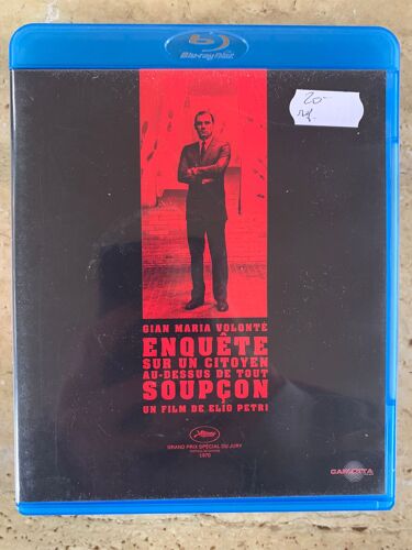Enquete Sur Un Cityoen Au Dessus De Tout Soupçon / Elio Petri / Grand Prix Special Du Jury Festival De Cannes 1970 / Carlotta / Bluray Disc
