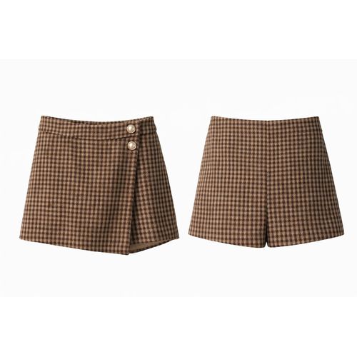 Jupe Short Motif Marron Shein Taille M/38