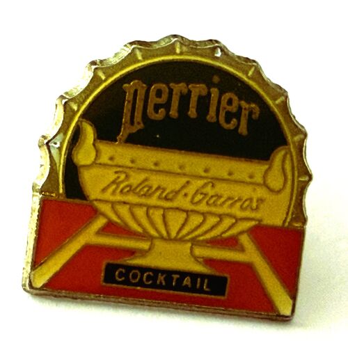 Pins Sport Coupe Tennis Roland Garros Perrier Cocktail