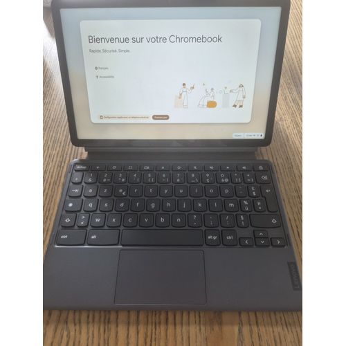 Lenovo Ideapad duet 3 10.95" tactile Qualcomm Snapdragon 7c Gen2 RAM 8 Go LPDDR4 128 Go eMMC Puce Adreno 918 SOUS GARANTIE