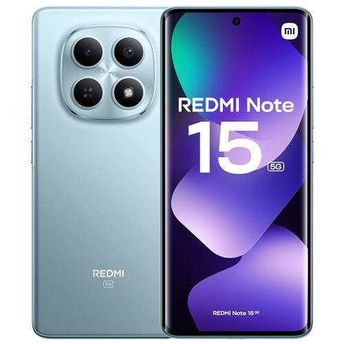 Xiaomi Redmi Note 15 5G Dual-SIM 256 Go Bleu