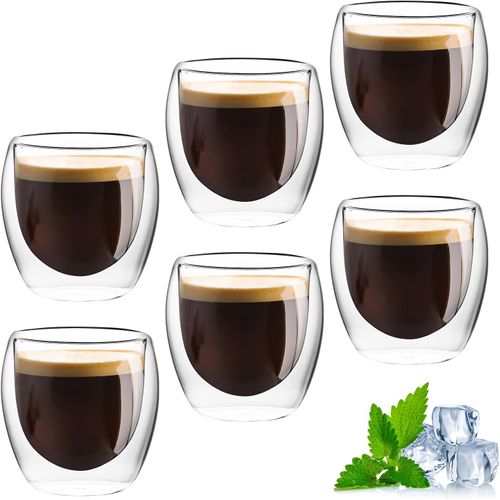 Tasse Espresso En Verre Borosilicate À Double Paroi