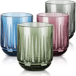 Set De 6 Verres Tumbler Origami ¿ Verre Épais Vintage
