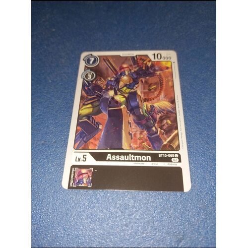 Assaultmon Bt10 065 Carte Card Digimon