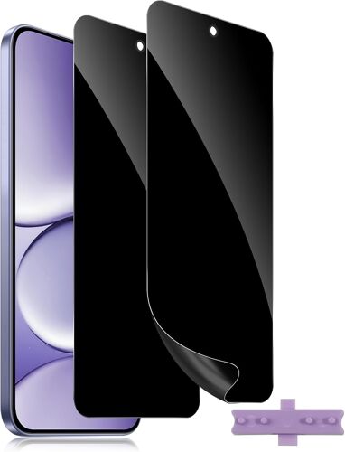 Anti-Espion Protection Décran Pour Xiaomi Redmi Note 15 Pro 5G 5G, Flexible Tpu Couverture Complète Film Protection Écran De Confidentialité, Anti-Rayures Anti-Spy Privacy Protecteur - 2 Pièces