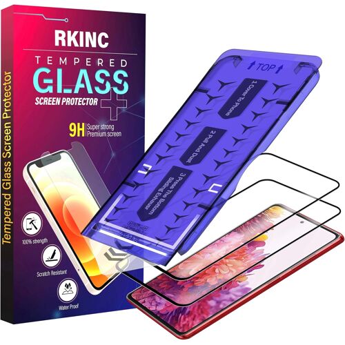 KALANKA-Verre Trempé [Lot de 2] pour Samsung Galaxy S20 FE, Film Protection écran, Dureté 9H HD Glass [Installation automatique] [Dépoussiérage automatique][Couverture complète][Sans bulles]