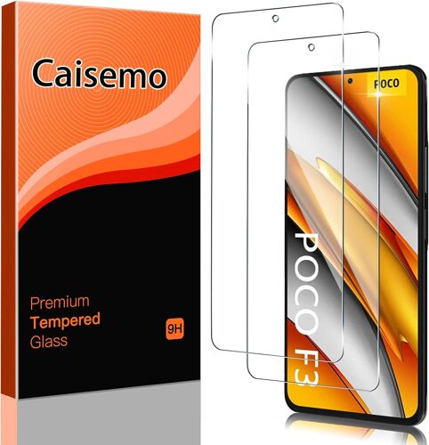 KALANKA-Lot de 2 protections d'écran en verre trempé pour Xiaomi Poco F3, Xiaomi Mi 11i, dureté 9H, anti-rayures, toucher doux