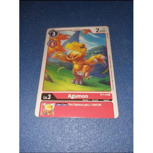 Agumon St1 03 Carte Card Digimon