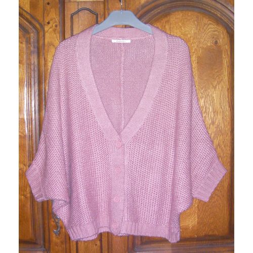 Gilet Rose Camaïeu - Taille 42/44 (3)