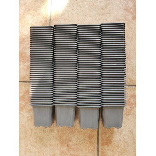 150 Godets : Pots Carrés 7x7 Pour Semis, Repiquage, Jardin, Plantation, Bouturage, Jardinage, Potager