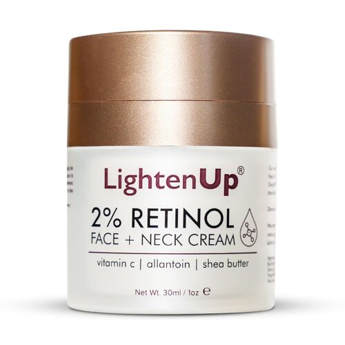 Lighten-Up Anti Aging 2% Retinol Face & Neck Cream - 1 Fl Oz / 30 Ml 