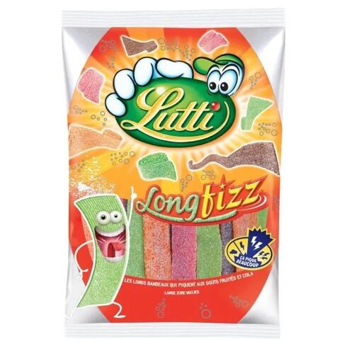 Lutti Bonbons Long Fizz - 100 G