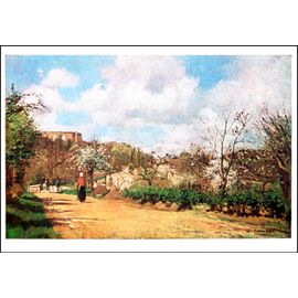 Pissarro Camille Lot 4 Cartes Postales Tableaux Peinture