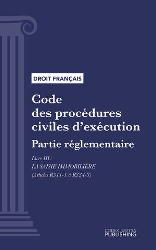 Code Des Procédures Civiles D'exécution