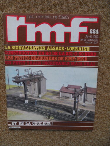 Rmf Rail Miniature Flash N°224 De Avril 1982